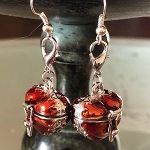 Heart lockers earrings
